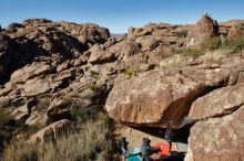 Bouldering in Hueco Tanks on 12/29/2019 with Blue Lizard Climbing and Yoga

Filename: SRM_20191229_1240270.jpg
Aperture: f/8.0
Shutter Speed: 1/250
Body: Canon EOS-1D Mark II
Lens: Canon EF 16-35mm f/2.8 L