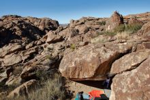 Bouldering in Hueco Tanks on 12/29/2019 with Blue Lizard Climbing and Yoga

Filename: SRM_20191229_1243220.jpg
Aperture: f/8.0
Shutter Speed: 1/250
Body: Canon EOS-1D Mark II
Lens: Canon EF 16-35mm f/2.8 L