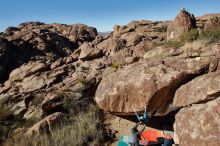 Bouldering in Hueco Tanks on 12/29/2019 with Blue Lizard Climbing and Yoga

Filename: SRM_20191229_1249240.jpg
Aperture: f/8.0
Shutter Speed: 1/250
Body: Canon EOS-1D Mark II
Lens: Canon EF 16-35mm f/2.8 L