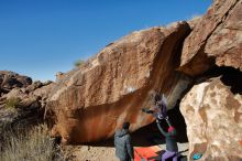 Bouldering in Hueco Tanks on 12/29/2019 with Blue Lizard Climbing and Yoga

Filename: SRM_20191229_1258560.jpg
Aperture: f/8.0
Shutter Speed: 1/250
Body: Canon EOS-1D Mark II
Lens: Canon EF 16-35mm f/2.8 L