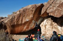 Bouldering in Hueco Tanks on 12/29/2019 with Blue Lizard Climbing and Yoga

Filename: SRM_20191229_1320280.jpg
Aperture: f/8.0
Shutter Speed: 1/250
Body: Canon EOS-1D Mark II
Lens: Canon EF 16-35mm f/2.8 L