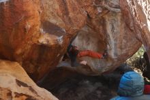 Bouldering in Hueco Tanks on 12/29/2019 with Blue Lizard Climbing and Yoga

Filename: SRM_20191229_1347490.jpg
Aperture: f/5.0
Shutter Speed: 1/320
Body: Canon EOS-1D Mark II
Lens: Canon EF 50mm f/1.8 II