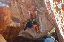 Bouldering in Hueco Tanks on 12/29/2019 with Blue Lizard Climbing and Yoga

Filename: SRM_20191229_1348000.jpg
Aperture: f/4.5
Shutter Speed: 1/320
Body: Canon EOS-1D Mark II
Lens: Canon EF 50mm f/1.8 II