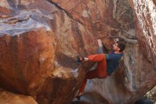 Bouldering in Hueco Tanks on 12/29/2019 with Blue Lizard Climbing and Yoga

Filename: SRM_20191229_1348060.jpg
Aperture: f/5.0
Shutter Speed: 1/320
Body: Canon EOS-1D Mark II
Lens: Canon EF 50mm f/1.8 II