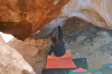 Bouldering in Hueco Tanks on 12/29/2019 with Blue Lizard Climbing and Yoga

Filename: SRM_20191229_1354060.jpg
Aperture: f/3.2
Shutter Speed: 1/320
Body: Canon EOS-1D Mark II
Lens: Canon EF 50mm f/1.8 II