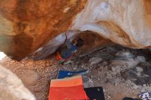 Bouldering in Hueco Tanks on 12/29/2019 with Blue Lizard Climbing and Yoga

Filename: SRM_20191229_1355060.jpg
Aperture: f/2.8
Shutter Speed: 1/320
Body: Canon EOS-1D Mark II
Lens: Canon EF 50mm f/1.8 II