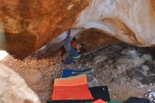 Bouldering in Hueco Tanks on 12/29/2019 with Blue Lizard Climbing and Yoga

Filename: SRM_20191229_1355110.jpg
Aperture: f/2.8
Shutter Speed: 1/320
Body: Canon EOS-1D Mark II
Lens: Canon EF 50mm f/1.8 II