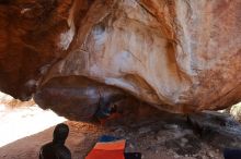 Bouldering in Hueco Tanks on 12/29/2019 with Blue Lizard Climbing and Yoga

Filename: SRM_20191229_1406500.jpg
Aperture: f/4.0
Shutter Speed: 1/320
Body: Canon EOS-1D Mark II
Lens: Canon EF 16-35mm f/2.8 L
