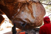 Bouldering in Hueco Tanks on 12/29/2019 with Blue Lizard Climbing and Yoga

Filename: SRM_20191229_1407400.jpg
Aperture: f/4.0
Shutter Speed: 1/320
Body: Canon EOS-1D Mark II
Lens: Canon EF 16-35mm f/2.8 L