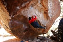 Bouldering in Hueco Tanks on 12/29/2019 with Blue Lizard Climbing and Yoga

Filename: SRM_20191229_1408430.jpg
Aperture: f/4.0
Shutter Speed: 1/250
Body: Canon EOS-1D Mark II
Lens: Canon EF 16-35mm f/2.8 L