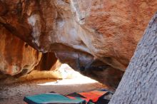 Bouldering in Hueco Tanks on 12/29/2019 with Blue Lizard Climbing and Yoga

Filename: SRM_20191229_1412430.jpg
Aperture: f/4.5
Shutter Speed: 1/250
Body: Canon EOS-1D Mark II
Lens: Canon EF 16-35mm f/2.8 L