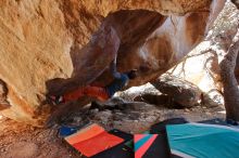 Bouldering in Hueco Tanks on 12/29/2019 with Blue Lizard Climbing and Yoga

Filename: SRM_20191229_1422260.jpg
Aperture: f/4.0
Shutter Speed: 1/250
Body: Canon EOS-1D Mark II
Lens: Canon EF 16-35mm f/2.8 L