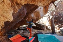 Bouldering in Hueco Tanks on 12/29/2019 with Blue Lizard Climbing and Yoga

Filename: SRM_20191229_1422340.jpg
Aperture: f/4.0
Shutter Speed: 1/250
Body: Canon EOS-1D Mark II
Lens: Canon EF 16-35mm f/2.8 L