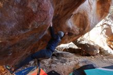 Bouldering in Hueco Tanks on 12/29/2019 with Blue Lizard Climbing and Yoga

Filename: SRM_20191229_1446280.jpg
Aperture: f/3.2
Shutter Speed: 1/250
Body: Canon EOS-1D Mark II
Lens: Canon EF 16-35mm f/2.8 L