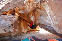 Bouldering in Hueco Tanks on 12/29/2019 with Blue Lizard Climbing and Yoga

Filename: SRM_20191229_1457050.jpg
Aperture: f/2.8
Shutter Speed: 1/250
Body: Canon EOS-1D Mark II
Lens: Canon EF 16-35mm f/2.8 L