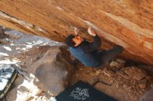 Bouldering in Hueco Tanks on 12/29/2019 with Blue Lizard Climbing and Yoga

Filename: SRM_20191229_1527570.jpg
Aperture: f/4.0
Shutter Speed: 1/320
Body: Canon EOS-1D Mark II
Lens: Canon EF 50mm f/1.8 II