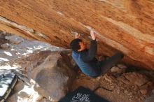 Bouldering in Hueco Tanks on 12/29/2019 with Blue Lizard Climbing and Yoga

Filename: SRM_20191229_1527571.jpg
Aperture: f/4.0
Shutter Speed: 1/320
Body: Canon EOS-1D Mark II
Lens: Canon EF 50mm f/1.8 II