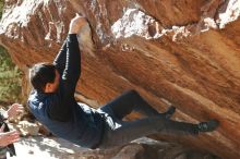 Bouldering in Hueco Tanks on 12/29/2019 with Blue Lizard Climbing and Yoga

Filename: SRM_20191229_1528140.jpg
Aperture: f/5.6
Shutter Speed: 1/320
Body: Canon EOS-1D Mark II
Lens: Canon EF 50mm f/1.8 II