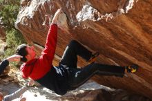 Bouldering in Hueco Tanks on 12/29/2019 with Blue Lizard Climbing and Yoga

Filename: SRM_20191229_1533270.jpg
Aperture: f/5.6
Shutter Speed: 1/400
Body: Canon EOS-1D Mark II
Lens: Canon EF 50mm f/1.8 II