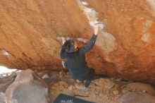 Bouldering in Hueco Tanks on 12/29/2019 with Blue Lizard Climbing and Yoga

Filename: SRM_20191229_1545280.jpg
Aperture: f/3.2
Shutter Speed: 1/400
Body: Canon EOS-1D Mark II
Lens: Canon EF 50mm f/1.8 II