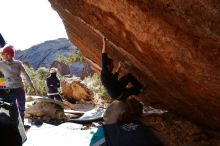 Bouldering in Hueco Tanks on 12/29/2019 with Blue Lizard Climbing and Yoga

Filename: SRM_20191229_1553010.jpg
Aperture: f/5.6
Shutter Speed: 1/320
Body: Canon EOS-1D Mark II
Lens: Canon EF 16-35mm f/2.8 L