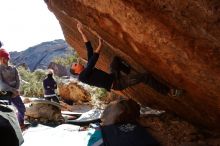 Bouldering in Hueco Tanks on 12/29/2019 with Blue Lizard Climbing and Yoga

Filename: SRM_20191229_1553050.jpg
Aperture: f/5.6
Shutter Speed: 1/320
Body: Canon EOS-1D Mark II
Lens: Canon EF 16-35mm f/2.8 L