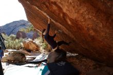 Bouldering in Hueco Tanks on 12/29/2019 with Blue Lizard Climbing and Yoga

Filename: SRM_20191229_1555580.jpg
Aperture: f/5.6
Shutter Speed: 1/320
Body: Canon EOS-1D Mark II
Lens: Canon EF 16-35mm f/2.8 L