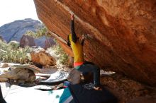 Bouldering in Hueco Tanks on 12/29/2019 with Blue Lizard Climbing and Yoga

Filename: SRM_20191229_1557302.jpg
Aperture: f/5.0
Shutter Speed: 1/320
Body: Canon EOS-1D Mark II
Lens: Canon EF 16-35mm f/2.8 L