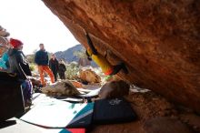 Bouldering in Hueco Tanks on 12/29/2019 with Blue Lizard Climbing and Yoga

Filename: SRM_20191229_1600360.jpg
Aperture: f/5.0
Shutter Speed: 1/320
Body: Canon EOS-1D Mark II
Lens: Canon EF 16-35mm f/2.8 L