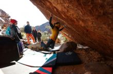 Bouldering in Hueco Tanks on 12/29/2019 with Blue Lizard Climbing and Yoga

Filename: SRM_20191229_1600376.jpg
Aperture: f/5.0
Shutter Speed: 1/320
Body: Canon EOS-1D Mark II
Lens: Canon EF 16-35mm f/2.8 L
