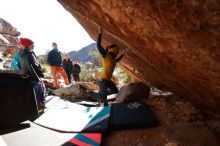 Bouldering in Hueco Tanks on 12/29/2019 with Blue Lizard Climbing and Yoga

Filename: SRM_20191229_1600380.jpg
Aperture: f/5.0
Shutter Speed: 1/320
Body: Canon EOS-1D Mark II
Lens: Canon EF 16-35mm f/2.8 L