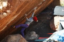 Bouldering in Hueco Tanks on 12/29/2019 with Blue Lizard Climbing and Yoga

Filename: SRM_20191229_1611560.jpg
Aperture: f/5.6
Shutter Speed: 1/320
Body: Canon EOS-1D Mark II
Lens: Canon EF 50mm f/1.8 II