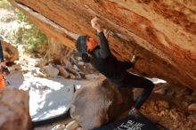 Bouldering in Hueco Tanks on 12/29/2019 with Blue Lizard Climbing and Yoga

Filename: SRM_20191229_1615050.jpg
Aperture: f/4.0
Shutter Speed: 1/320
Body: Canon EOS-1D Mark II
Lens: Canon EF 50mm f/1.8 II