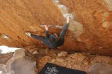 Bouldering in Hueco Tanks on 12/29/2019 with Blue Lizard Climbing and Yoga

Filename: SRM_20191229_1634071.jpg
Aperture: f/3.2
Shutter Speed: 1/320
Body: Canon EOS-1D Mark II
Lens: Canon EF 50mm f/1.8 II