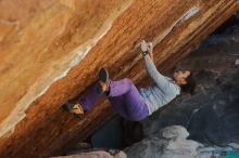 Bouldering in Hueco Tanks on 12/29/2019 with Blue Lizard Climbing and Yoga

Filename: SRM_20191229_1636530.jpg
Aperture: f/4.0
Shutter Speed: 1/320
Body: Canon EOS-1D Mark II
Lens: Canon EF 50mm f/1.8 II