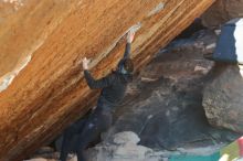 Bouldering in Hueco Tanks on 12/29/2019 with Blue Lizard Climbing and Yoga

Filename: SRM_20191229_1639481.jpg
Aperture: f/3.5
Shutter Speed: 1/320
Body: Canon EOS-1D Mark II
Lens: Canon EF 50mm f/1.8 II