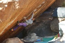 Bouldering in Hueco Tanks on 12/29/2019 with Blue Lizard Climbing and Yoga

Filename: SRM_20191229_1640190.jpg
Aperture: f/4.5
Shutter Speed: 1/320
Body: Canon EOS-1D Mark II
Lens: Canon EF 50mm f/1.8 II