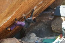 Bouldering in Hueco Tanks on 12/29/2019 with Blue Lizard Climbing and Yoga

Filename: SRM_20191229_1644140.jpg
Aperture: f/4.0
Shutter Speed: 1/320
Body: Canon EOS-1D Mark II
Lens: Canon EF 50mm f/1.8 II