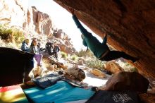 Bouldering in Hueco Tanks on 12/29/2019 with Blue Lizard Climbing and Yoga

Filename: SRM_20191229_1653150.jpg
Aperture: f/5.0
Shutter Speed: 1/320
Body: Canon EOS-1D Mark II
Lens: Canon EF 16-35mm f/2.8 L