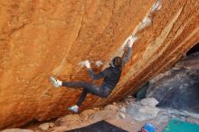 Bouldering in Hueco Tanks on 12/29/2019 with Blue Lizard Climbing and Yoga

Filename: SRM_20191229_1657320.jpg
Aperture: f/4.0
Shutter Speed: 1/320
Body: Canon EOS-1D Mark II
Lens: Canon EF 16-35mm f/2.8 L