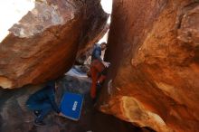 Bouldering in Hueco Tanks on 12/29/2019 with Blue Lizard Climbing and Yoga

Filename: SRM_20191229_1702210.jpg
Aperture: f/4.0
Shutter Speed: 1/200
Body: Canon EOS-1D Mark II
Lens: Canon EF 16-35mm f/2.8 L