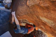 Bouldering in Hueco Tanks on 12/29/2019 with Blue Lizard Climbing and Yoga

Filename: SRM_20191229_1712220.jpg
Aperture: f/3.2
Shutter Speed: 1/160
Body: Canon EOS-1D Mark II
Lens: Canon EF 16-35mm f/2.8 L