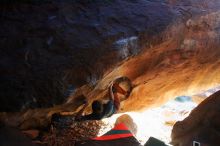 Bouldering in Hueco Tanks on 12/29/2019 with Blue Lizard Climbing and Yoga

Filename: SRM_20191229_1736380.jpg
Aperture: f/3.5
Shutter Speed: 1/250
Body: Canon EOS-1D Mark II
Lens: Canon EF 16-35mm f/2.8 L