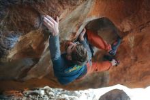 Bouldering in Hueco Tanks on 12/29/2019 with Blue Lizard Climbing and Yoga

Filename: SRM_20191229_1753450.jpg
Aperture: f/1.8
Shutter Speed: 1/100
Body: Canon EOS-1D Mark II
Lens: Canon EF 50mm f/1.8 II