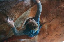 Bouldering in Hueco Tanks on 12/29/2019 with Blue Lizard Climbing and Yoga

Filename: SRM_20191229_1753550.jpg
Aperture: f/1.8
Shutter Speed: 1/100
Body: Canon EOS-1D Mark II
Lens: Canon EF 50mm f/1.8 II