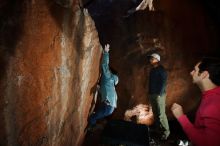 Bouldering in Hueco Tanks on 12/30/2019 with Blue Lizard Climbing and Yoga

Filename: SRM_20191230_1121310.jpg
Aperture: f/6.3
Shutter Speed: 1/250
Body: Canon EOS-1D Mark II
Lens: Canon EF 16-35mm f/2.8 L