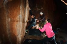 Bouldering in Hueco Tanks on 12/30/2019 with Blue Lizard Climbing and Yoga

Filename: SRM_20191230_1129490.jpg
Aperture: f/5.6
Shutter Speed: 1/250
Body: Canon EOS-1D Mark II
Lens: Canon EF 16-35mm f/2.8 L