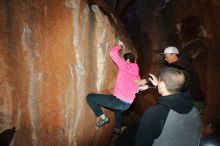 Bouldering in Hueco Tanks on 12/30/2019 with Blue Lizard Climbing and Yoga

Filename: SRM_20191230_1133030.jpg
Aperture: f/5.6
Shutter Speed: 1/250
Body: Canon EOS-1D Mark II
Lens: Canon EF 16-35mm f/2.8 L