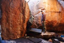 Bouldering in Hueco Tanks on 12/30/2019 with Blue Lizard Climbing and Yoga

Filename: SRM_20191230_1147190.jpg
Aperture: f/2.8
Shutter Speed: 1/160
Body: Canon EOS-1D Mark II
Lens: Canon EF 16-35mm f/2.8 L