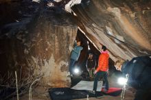 Bouldering in Hueco Tanks on 12/30/2019 with Blue Lizard Climbing and Yoga

Filename: SRM_20191230_1152480.jpg
Aperture: f/5.6
Shutter Speed: 1/250
Body: Canon EOS-1D Mark II
Lens: Canon EF 16-35mm f/2.8 L